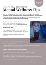 Namaste Wellness Tip - GENERAL - (coronasomnia) - 06.16.21